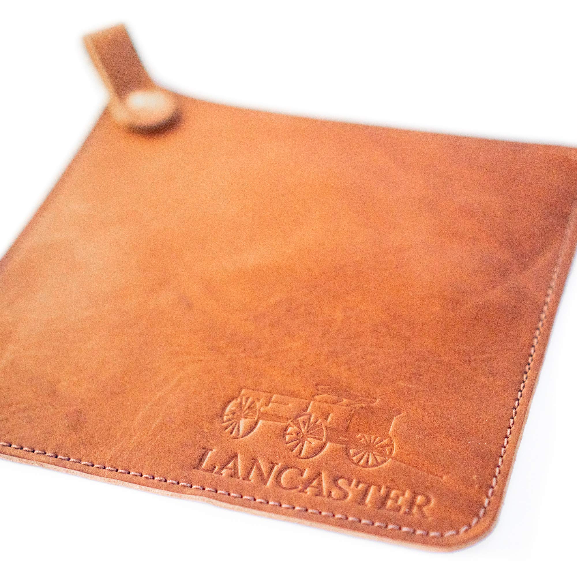 Leather Pot Holder - Double Layered, Handmade Hot Pot Holders - Best Kitchen Hot Pads/Potholders - Made in The USA