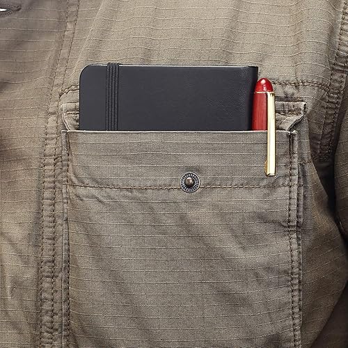 Miniatura 8 de ZZTX Paquete de 2 cuadernos pequeños de bolsillo de 3.5 x 5.5 pulgadas, cuaderno de notas de papel rayado de tapa dura con cuaderno de composición