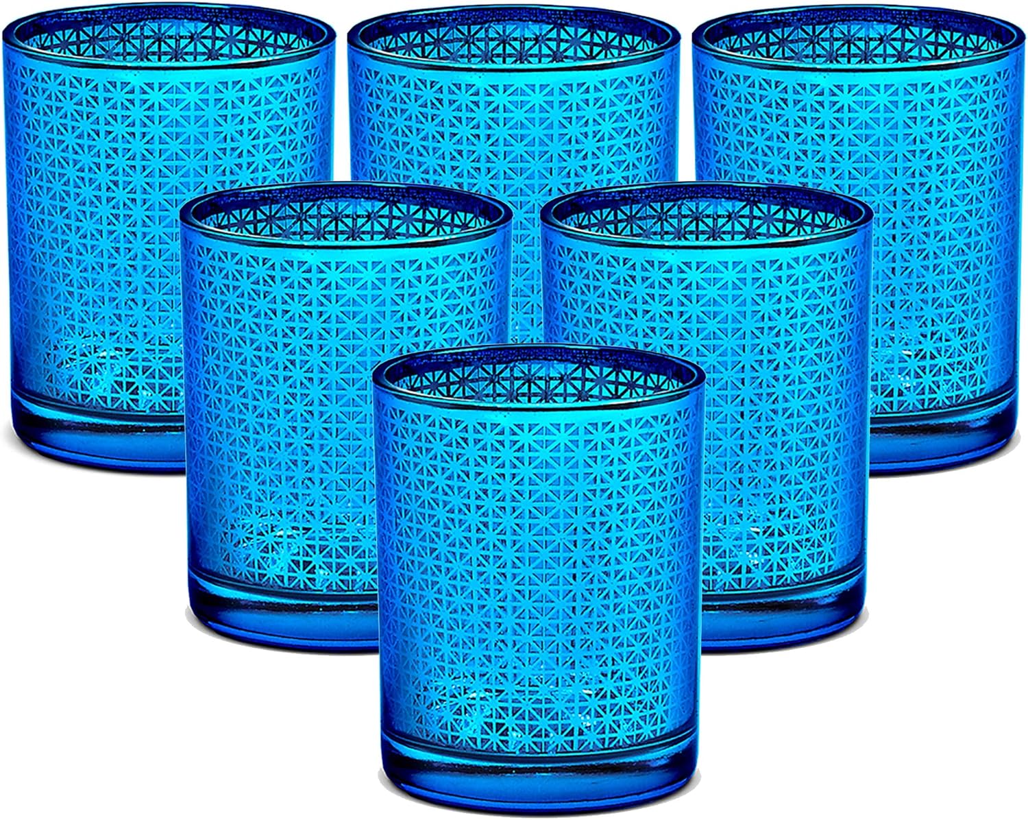 IMPULSE! Arabesque Votive Aqua, Candle Holders, Votive