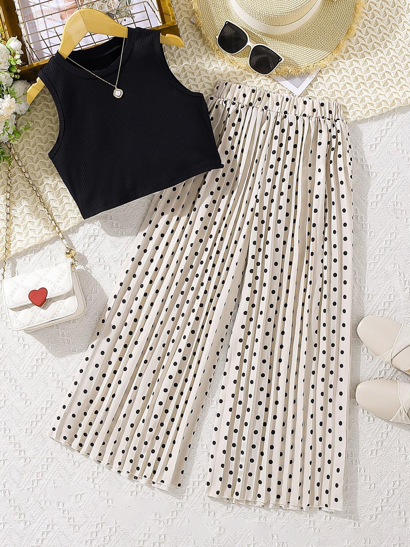 TAGAS Top con pantalón para niña