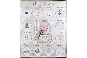 Baby's First Year Picture Frame - Capture Precious Moments in Style
