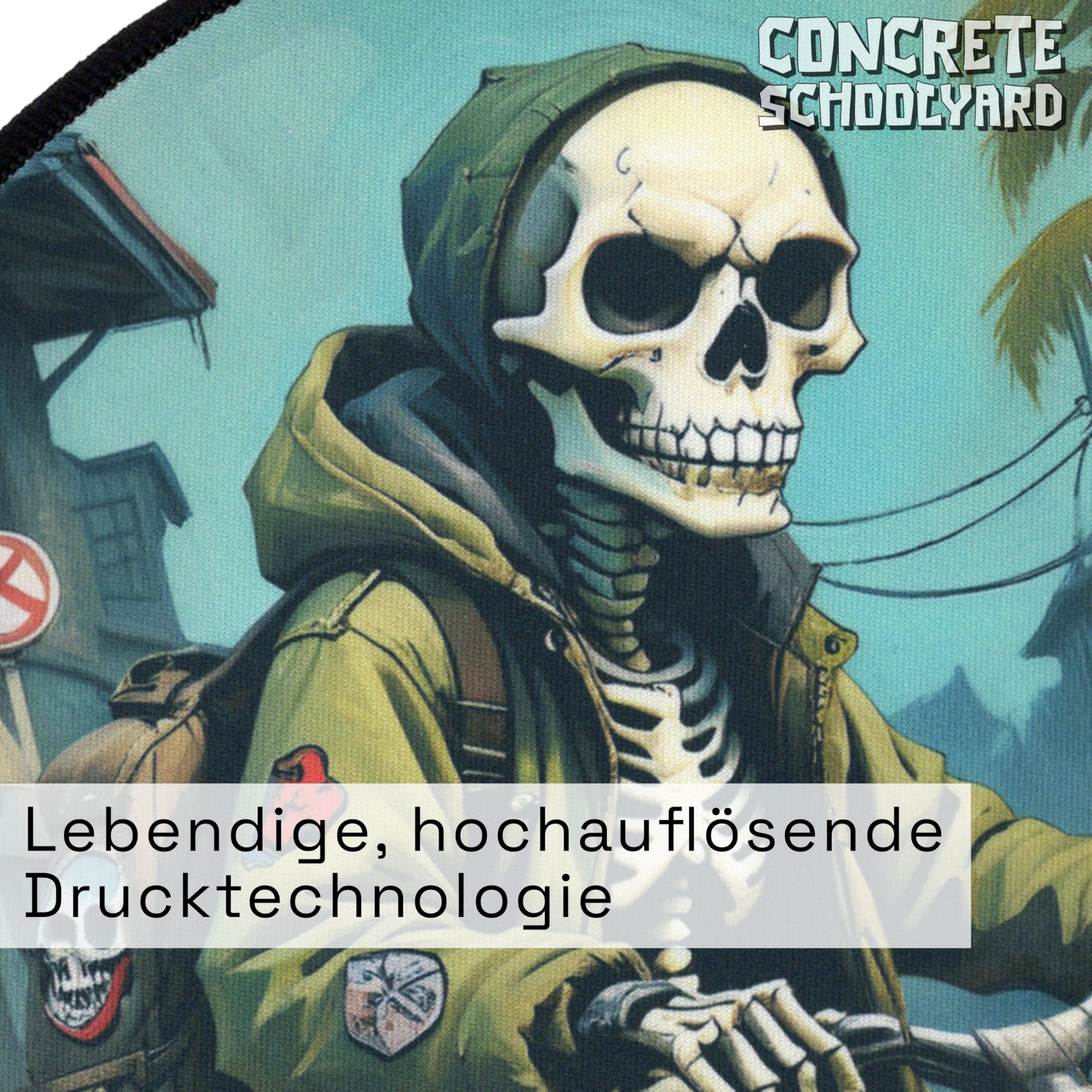 Groß 20cm Individuell Kries Aufnäher Zum Aufnähen | Personalisiert Rückenpatch mit Wunschmotiv – Bild, Logo | Selbst gestalten Rückenaufnäher für Kleidung & Jacke | Custom Rund Iron On Backpatch