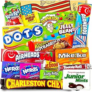 Heavenly Sweets | American Sweets Gift Box | Candy Sweet Box | USA Sweet Hamper Chocolate | Assorted Hamper for Children Adults Birthday Thanksgiving Halloween Christmas Stocking Filler Selection