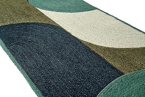 Miniatura 4 de ARTS OF JAIPUR Collection - Alfombra de pasillo de 3 x 10 pies, hecha a mano, de yute natural, alfombra trenzada a mano para cocina, alfombra de