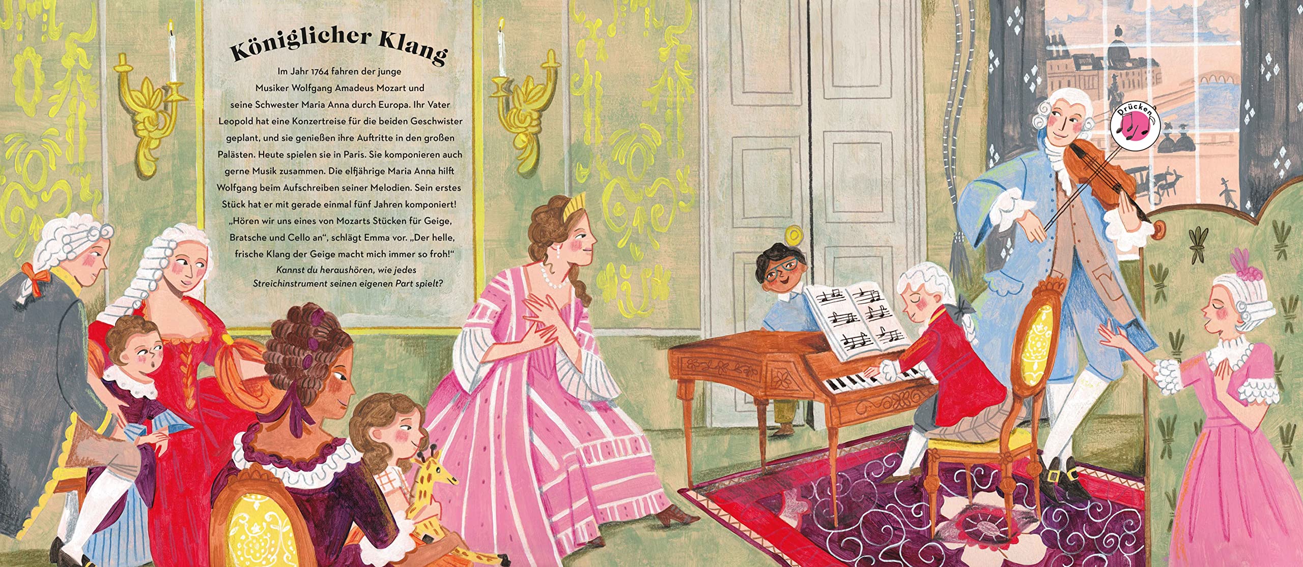 Die Welt der Musik: Eine Reise durch die Musikgeschichte. Ein Sound-Buch zum Hören mit 10 Soundmodulen; Ein Sachbilderbuch für Kinder ab 6 Jahren: 9