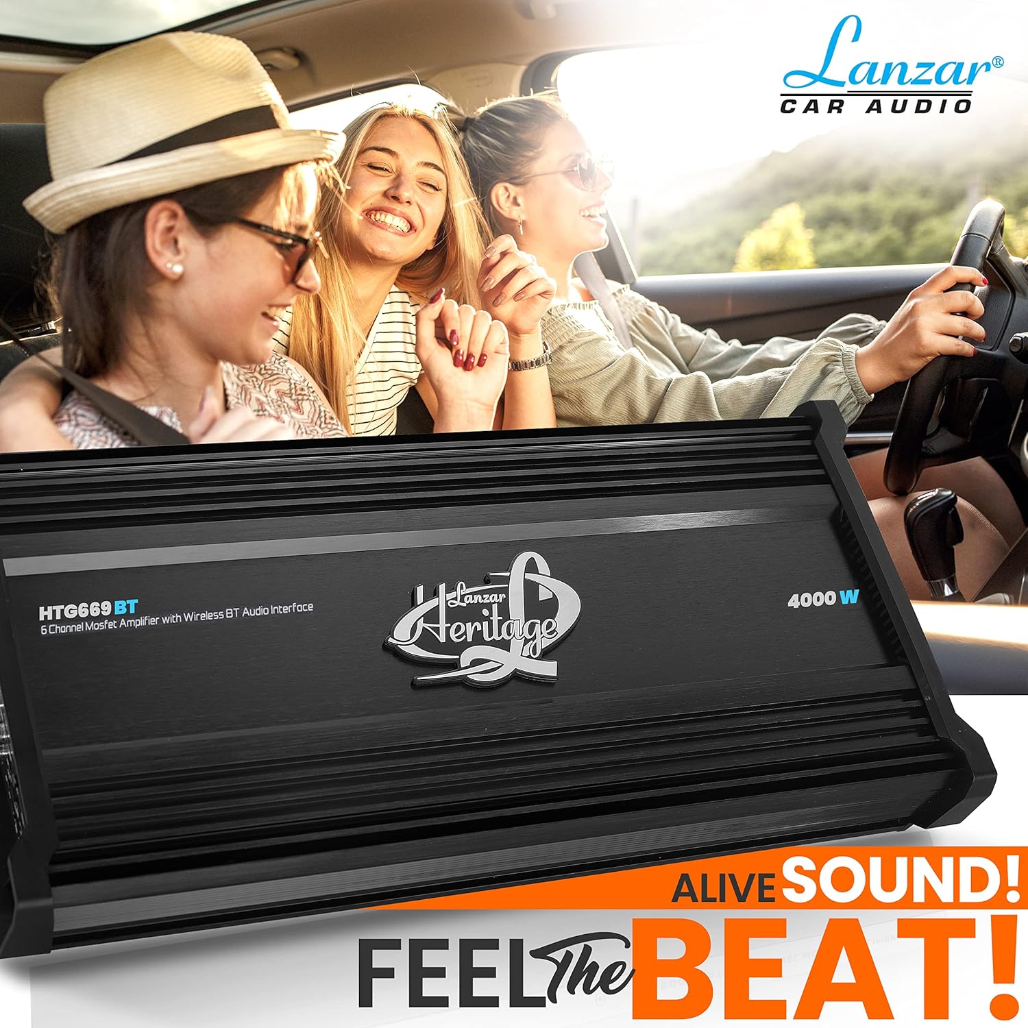 LANZAR 6Channel Car Audio Amplifier Wireless Kuwait Ubuy