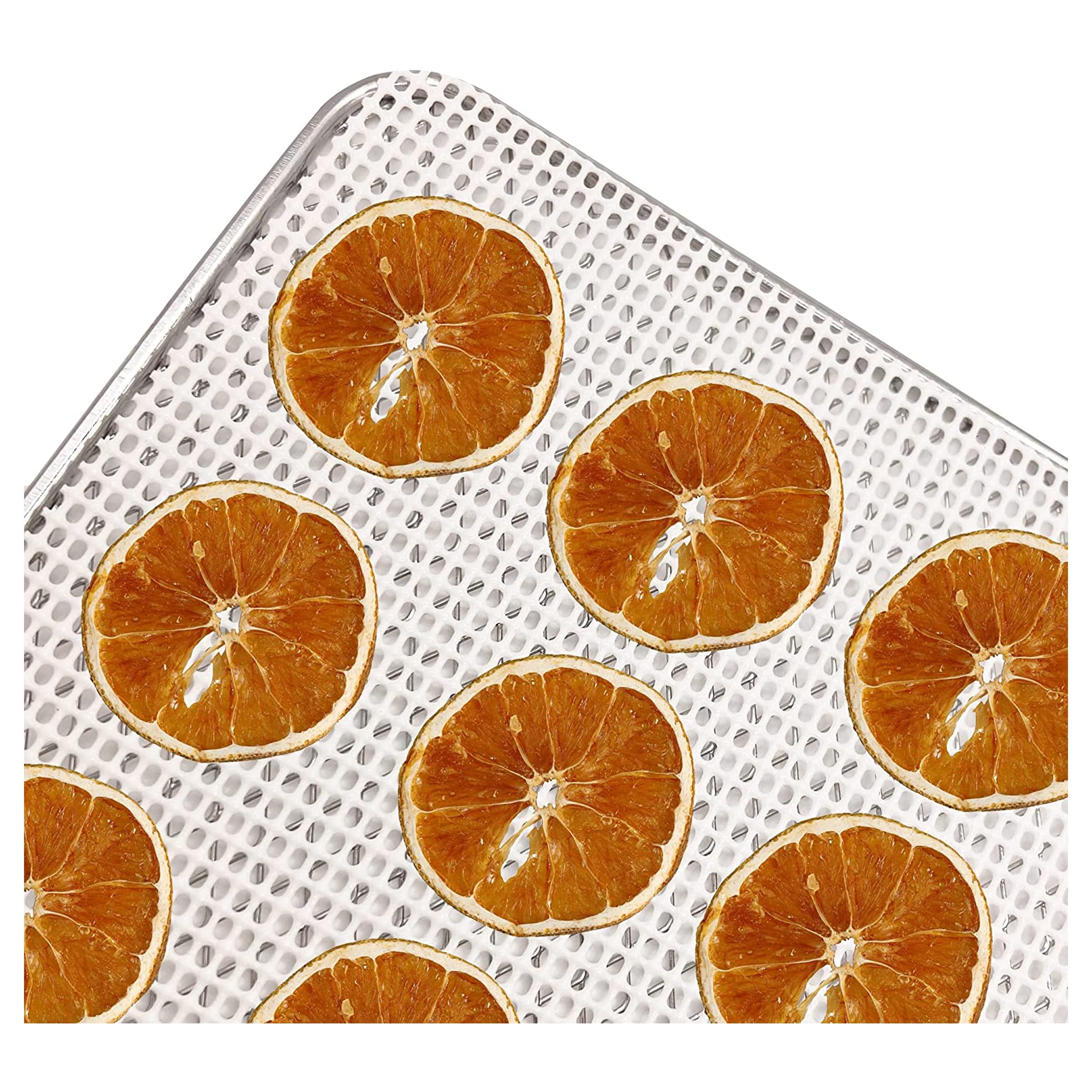 Nebula Food Dehydrator Sheets | Kitchen Non-Stick Square Mats Edge Dehydrator Food Dryer UK Food Tray Mat | Fruit, Veg, Meat, Mushroom, Herb, Seed, Beef Jerky | Pack of 6