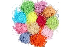 12 Colorful Paper Shred Easter Grass