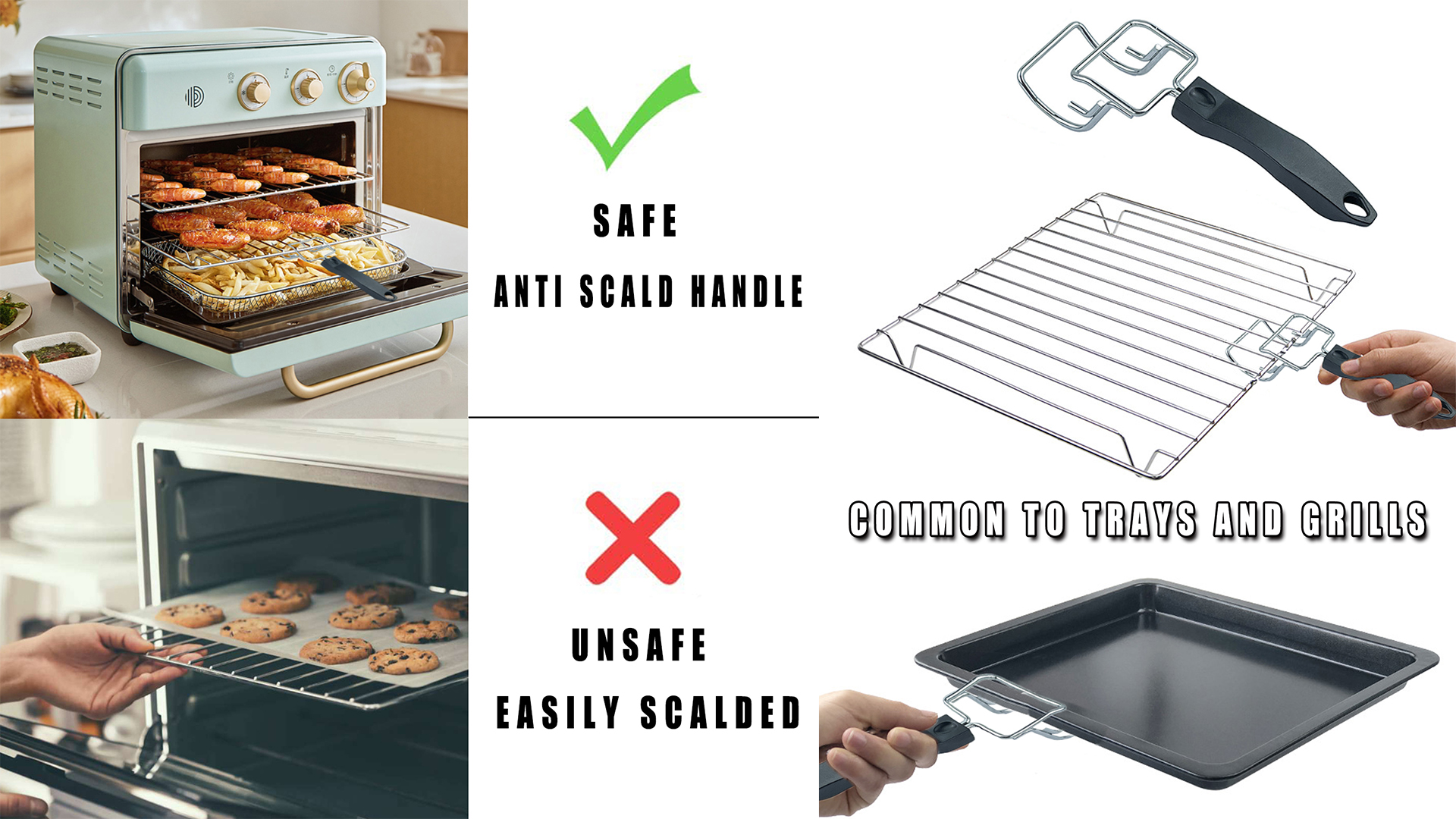 Lifeeverkeep 3-in-1 Mini Waffle Maker With Removable Plates - Make Waffles, Donuts & Pancakes!