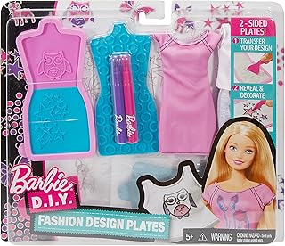 Barbie D.I.Y. Fashion Design Plates #1
