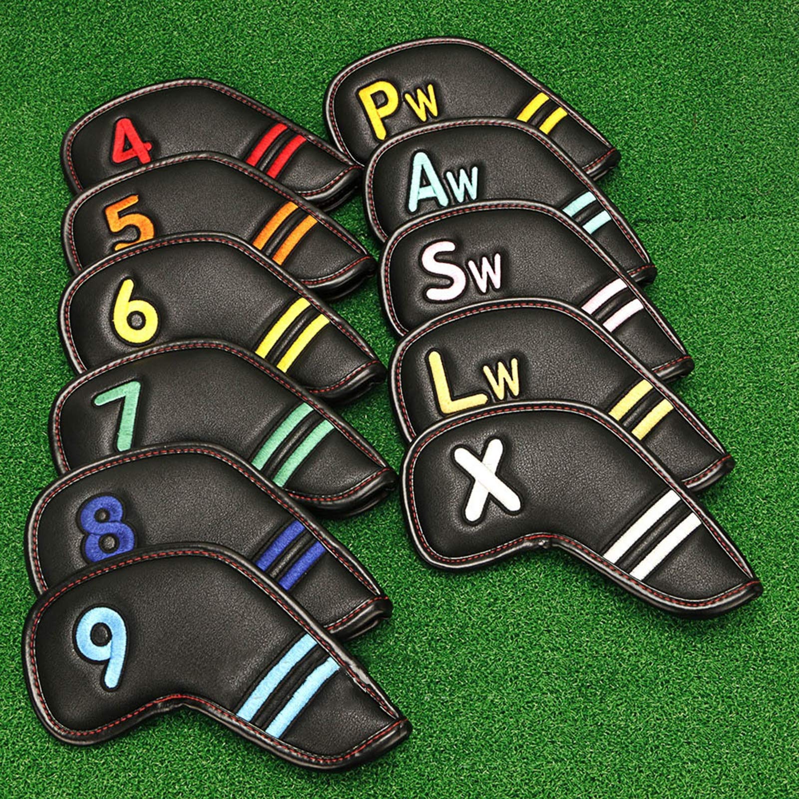 FINGER TEN Golf Club Hoofd Covers voor IJzers Magnetische Sluiting