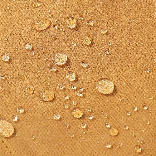 Miniatura 10 de Lona encerada resistente, estuche multiusos para cuchillos con 5 ranuras, mango duradero, banda elástica (negro)