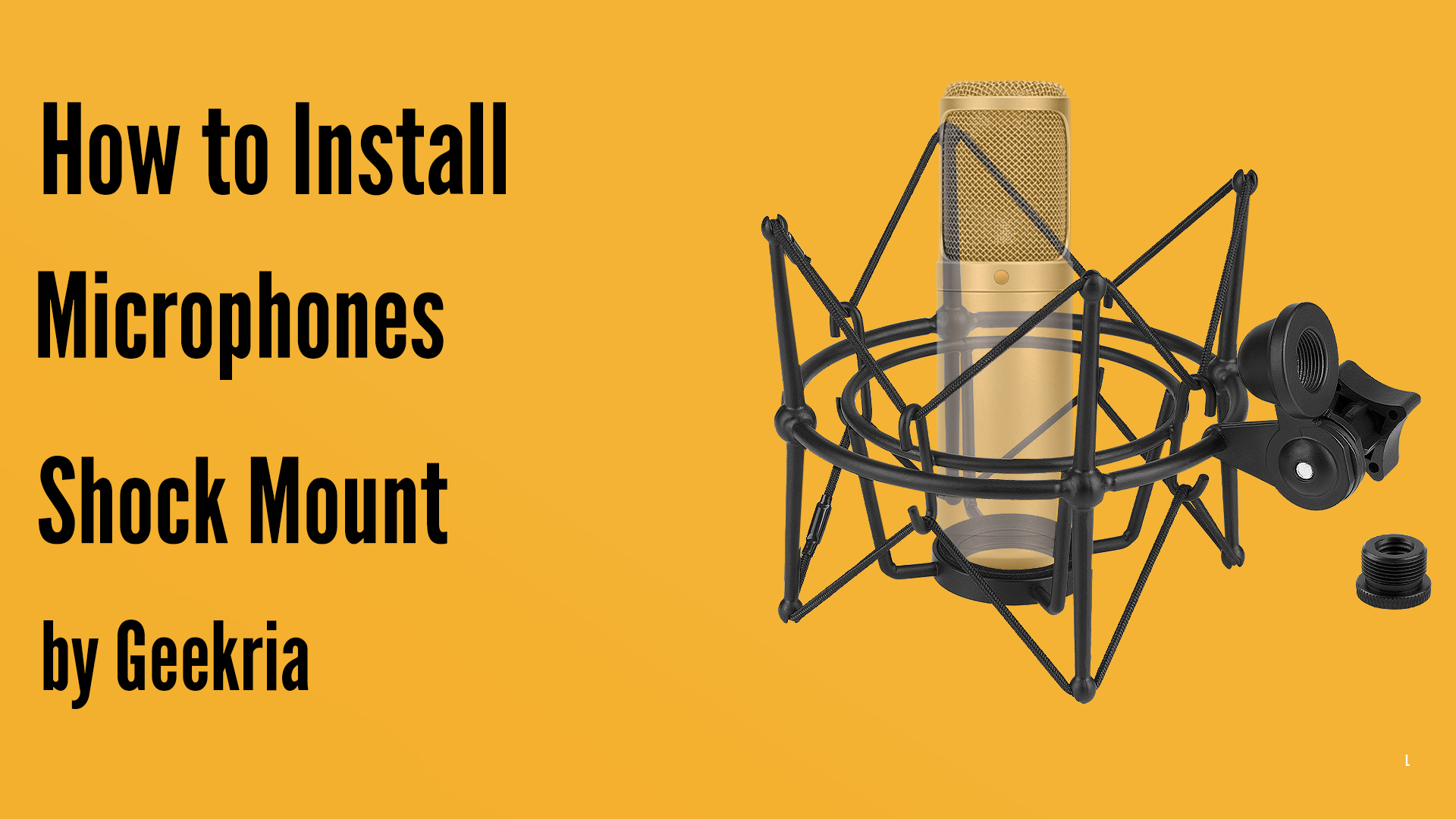 Amazon.com: Geekria for Creators Microphone Shock Mount Compatible