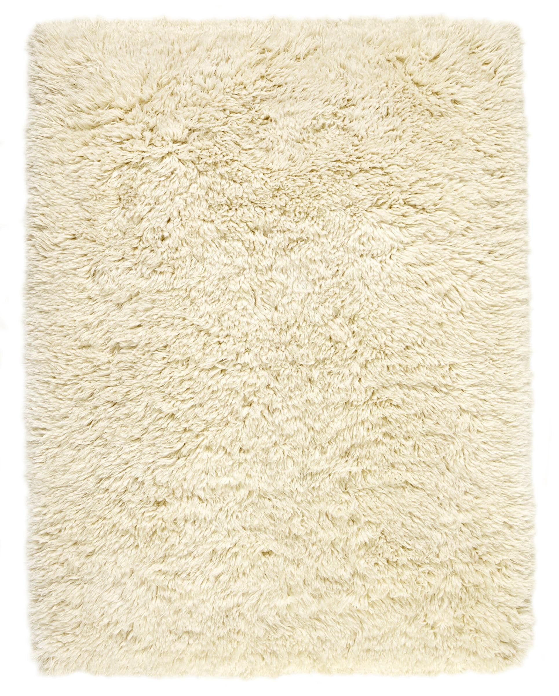Tapis laine d'Orient blanc noué main style berbère luxe 59x89