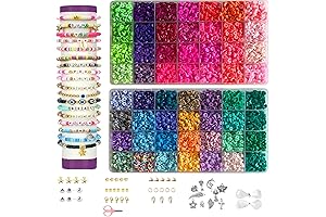 Aesthetic Bracelet Making Kit with Dazzling Colors and Ample Components