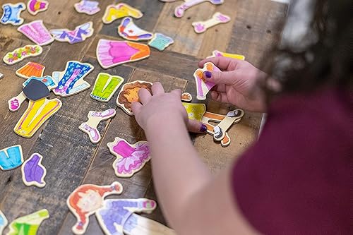 Miniatura 9 de TS Shure by Bendon Daisy 50463 - Muñeca magnética de madera para niñas, 40 piezas