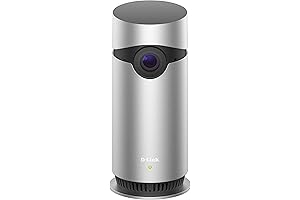 D-Link Indoor Apple HomeKit Security Camera - 180° Wide-Angle View, Smart Home Apple HomeKit Accessory