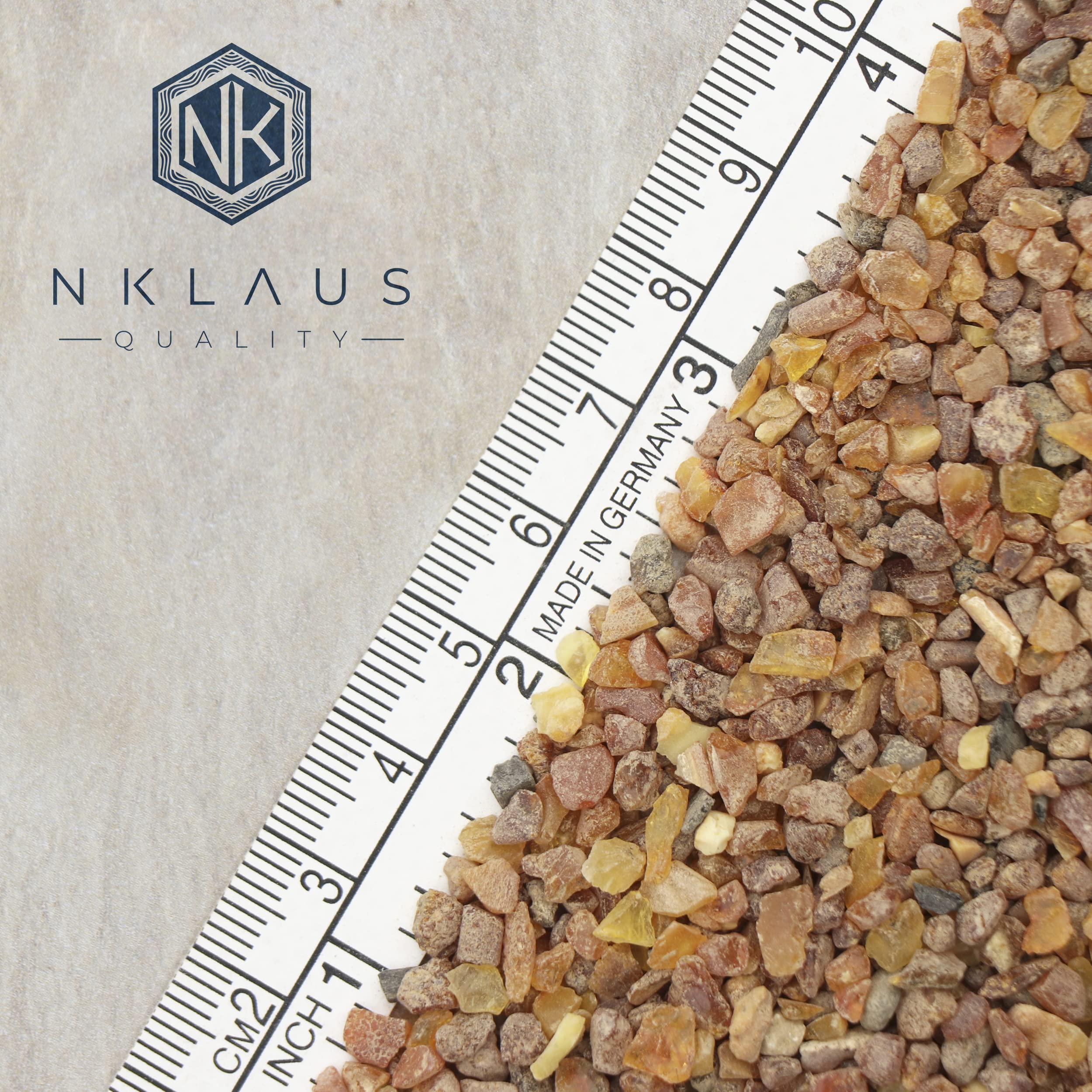 NKlaus 1000g resina d'incenso d'ambra incenso puro naturale resinoso amaro intenso succinite 1463