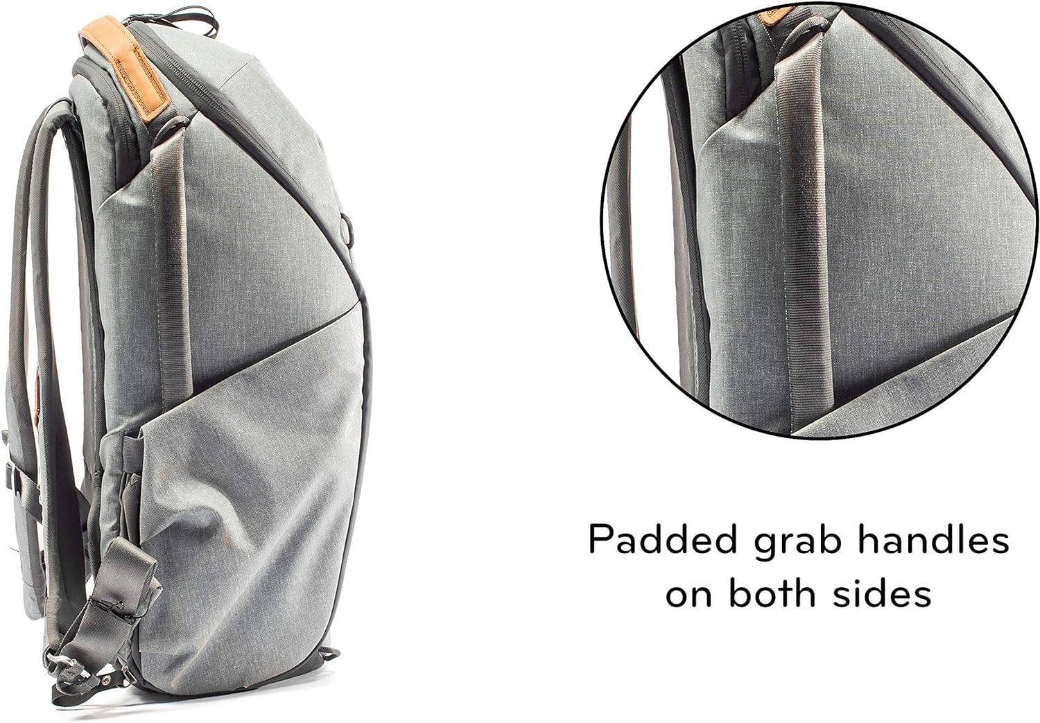 Peak Design Everyday Backpack Zip 15L Ash, Carry-on Backpack with Laptop Sleeve (BEDBZ-15-AS-2)