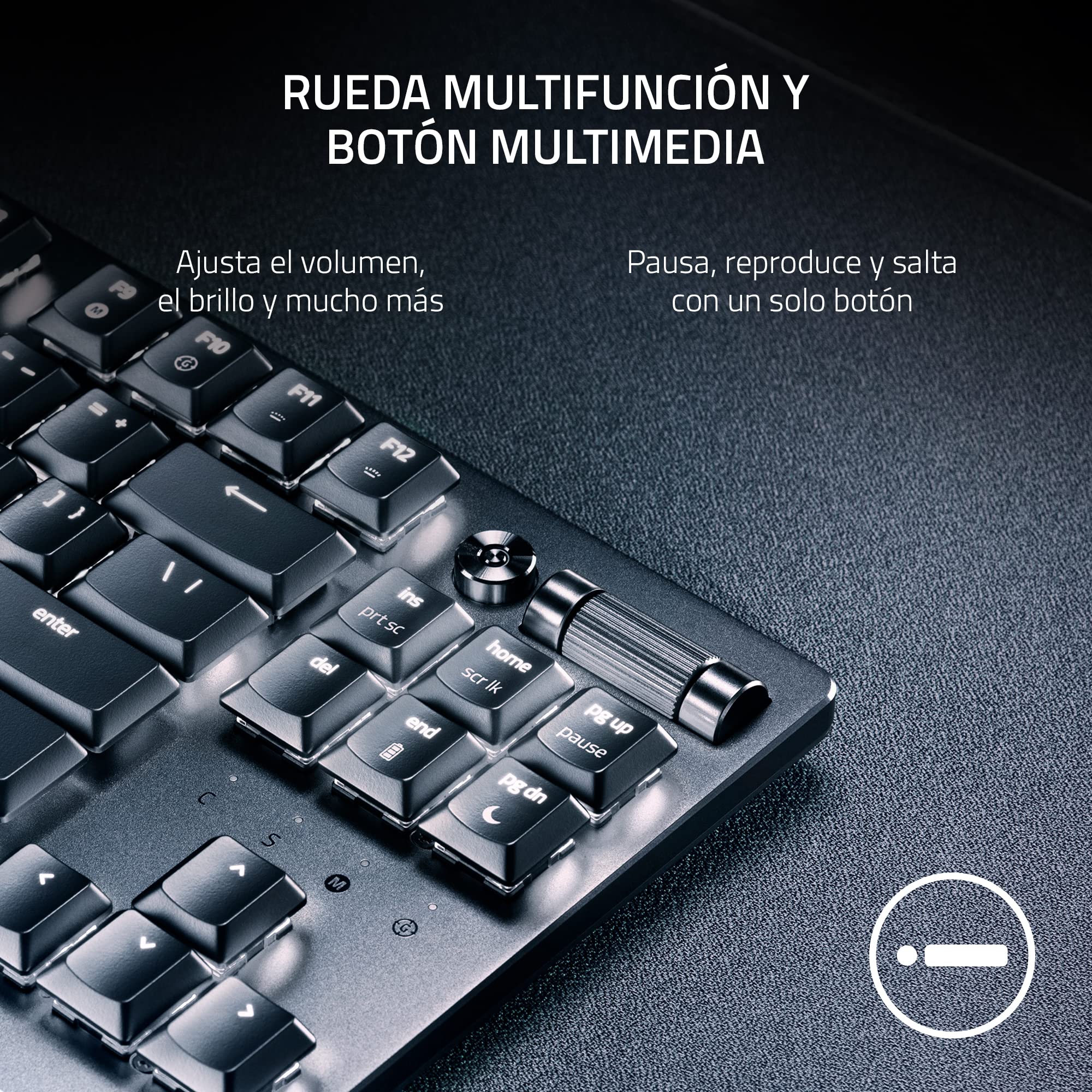 Razer DeathStalker V2 Teclado Gaming RGB Red Switch Layout USA