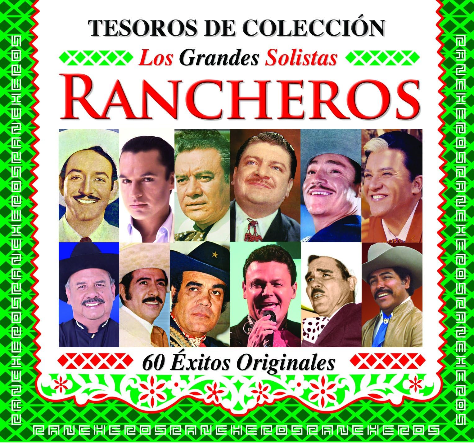 Los Grandes Solistas Rancheros Tesoros de Coleccion 60 Exitos Originales Sony-7587503