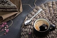 Vista 6 de New Star Foodservice 1029871 Slimline Pattern, 18/0 acero inoxidable, cuchara de café, 4.75 pulgadas, juego de 12