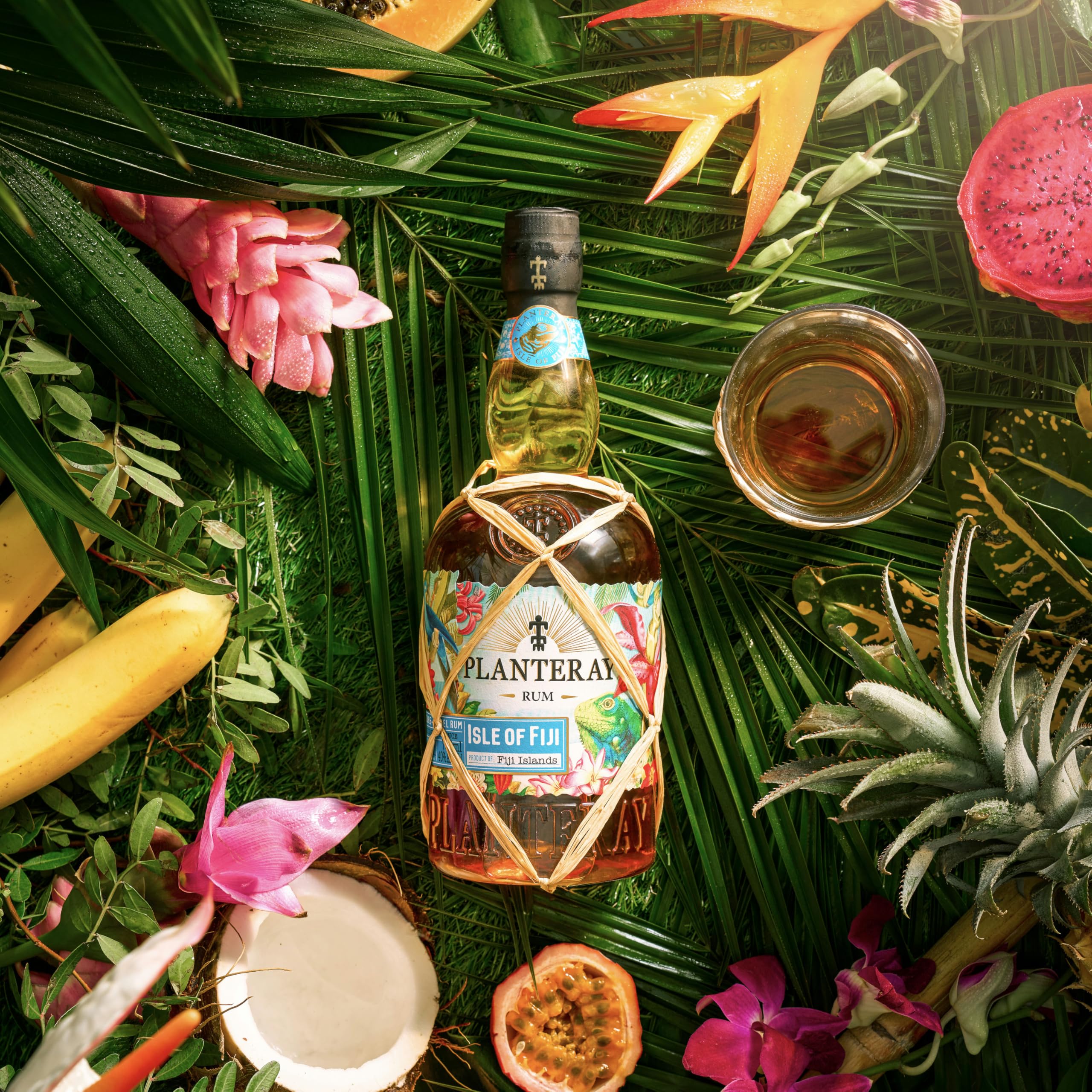 PLANTERAY RUM - (ehemals Plantation) - Isle of Fiji - Herkunft: Fidschi-Inseln - Doppelreifung - 40% Alkohol - 70 cl