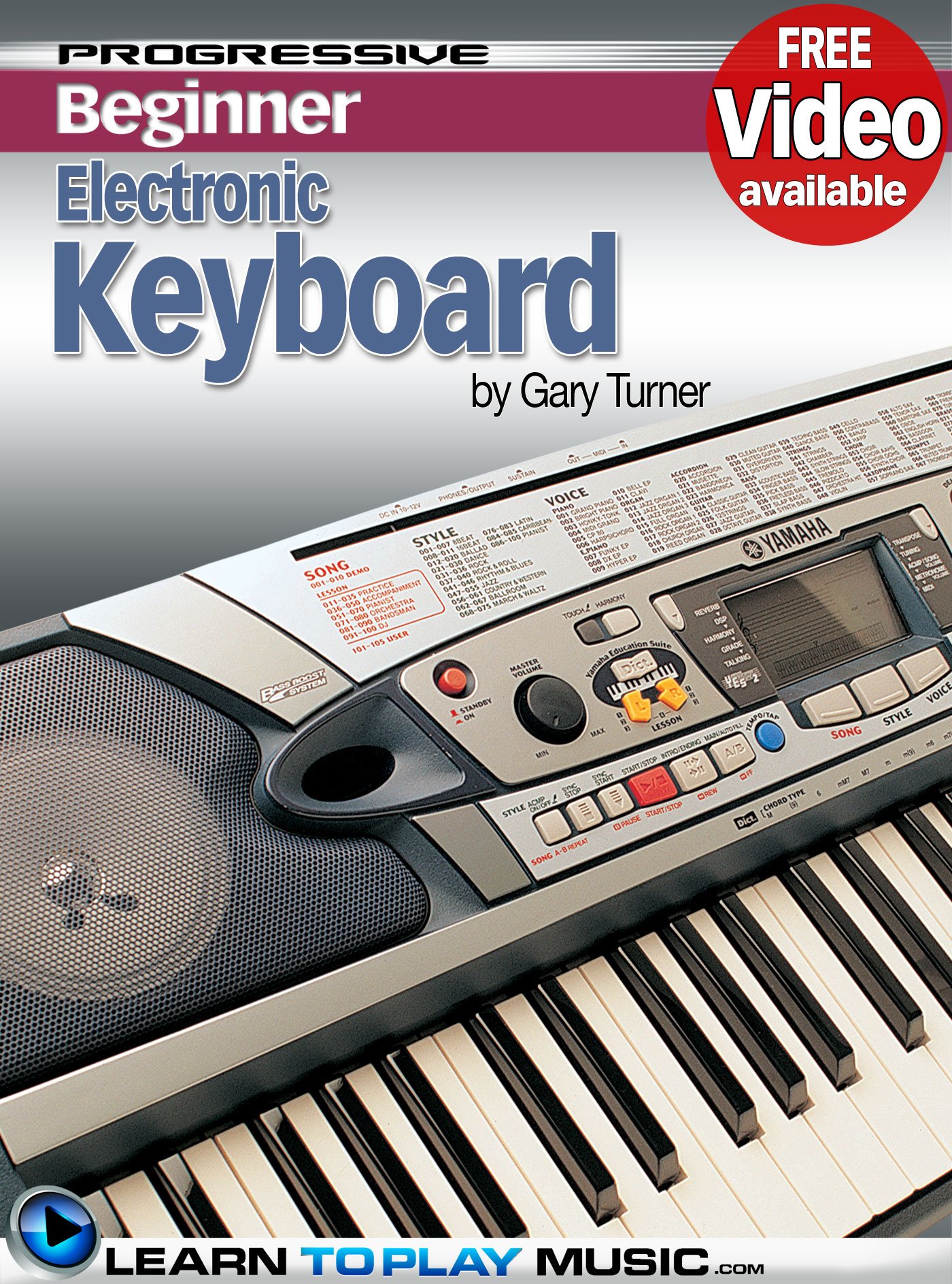 Electronic Keyboard Lessons for Beginners: Teach Yourself How to Play Keyboard (Online Video)