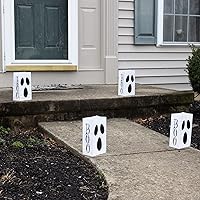 Vista 4 de LumaBase Bolsas de plástico Luminaria, Ghost - Juego de 12