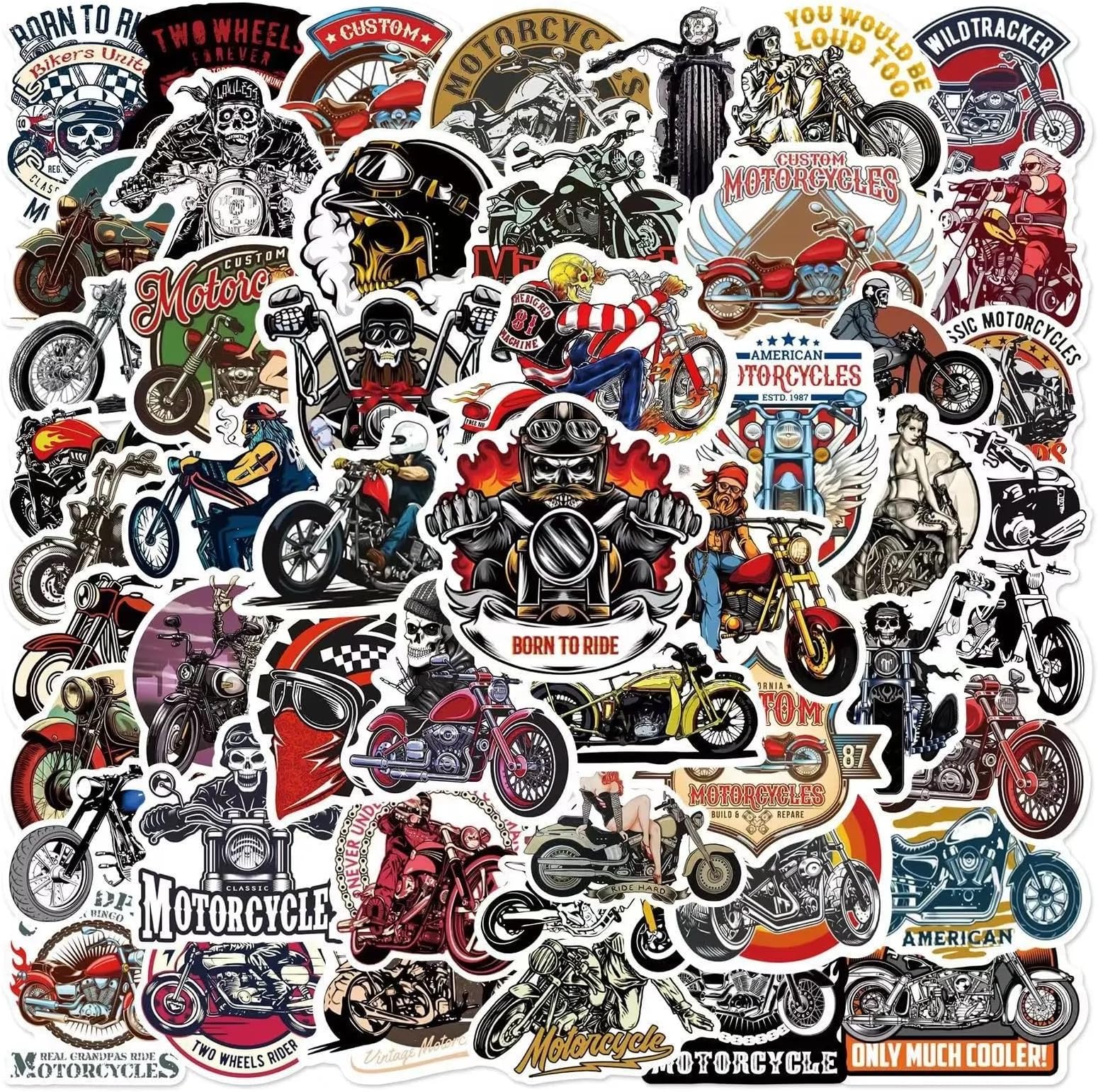 50-Piece Alien Sticker Pack - Waterproof Vinyl Decals For Laptop, Water Bottle, Skateboard & Phone