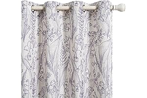 Embrace Dusty Purple Elegance with Our Linen-Look Sheer Curtains