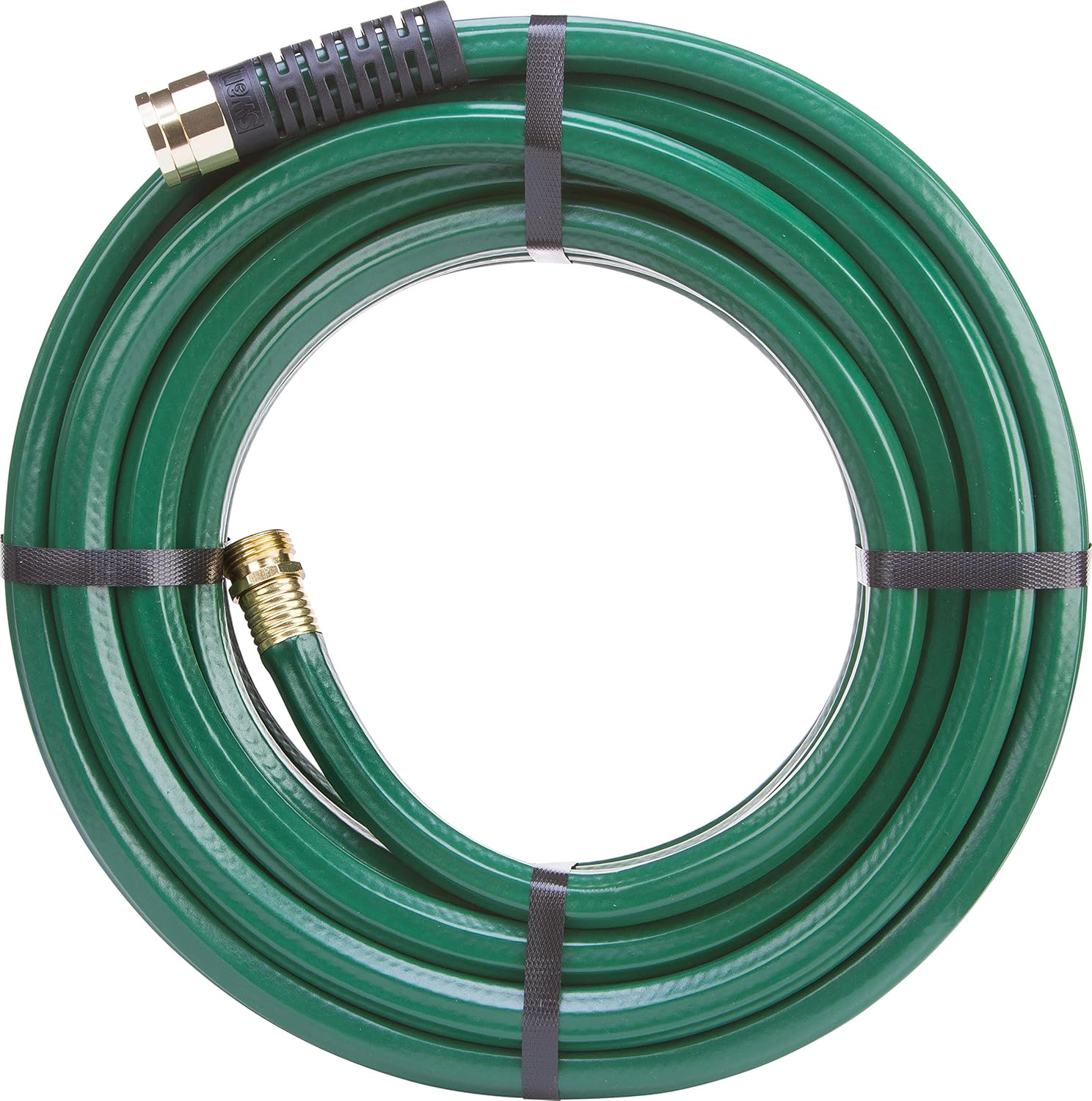 Swan Products SN7958100 Premium Heavy Duty Pressure Master Garden Hose 100 ft, 5/8" Diameter, Green
