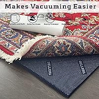 Vista 6 de DELLUNA Almohadilla Antideslizante para Alfombra de Área 2'x10', 3/8" de Grosor Goma de Doble Cara + Fieltro, Premium Deluxe Acolchada- Segura