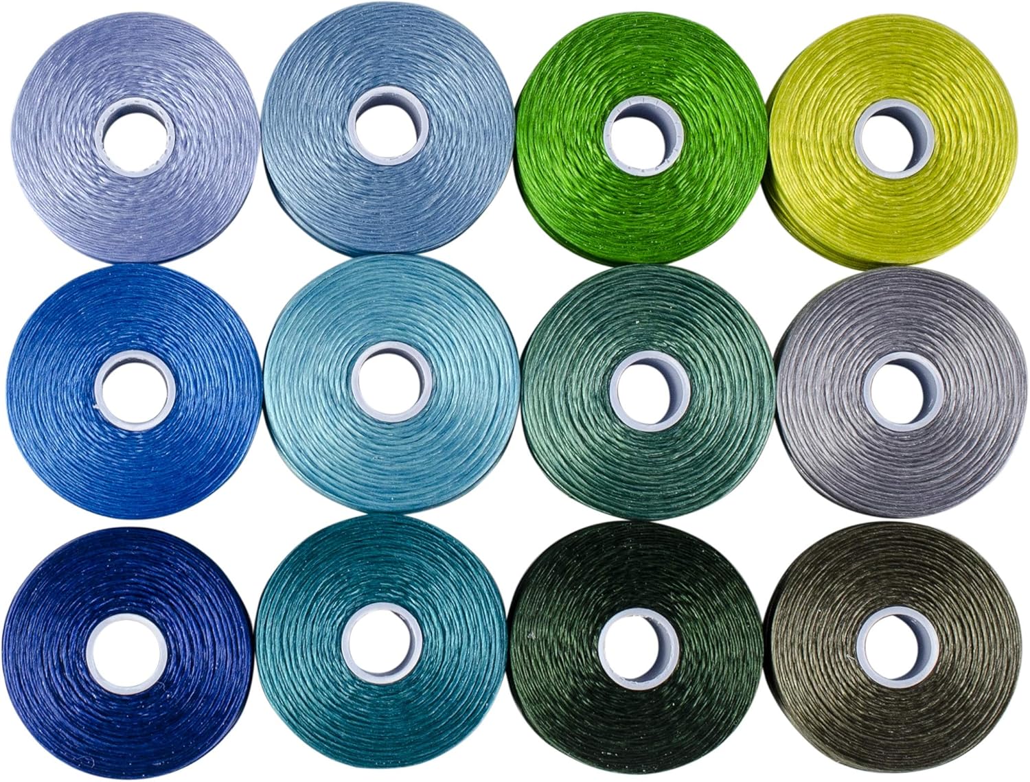 Beadsmith S-Lon Beadworking Cord Multipack with 12 Spools (Mix 2)