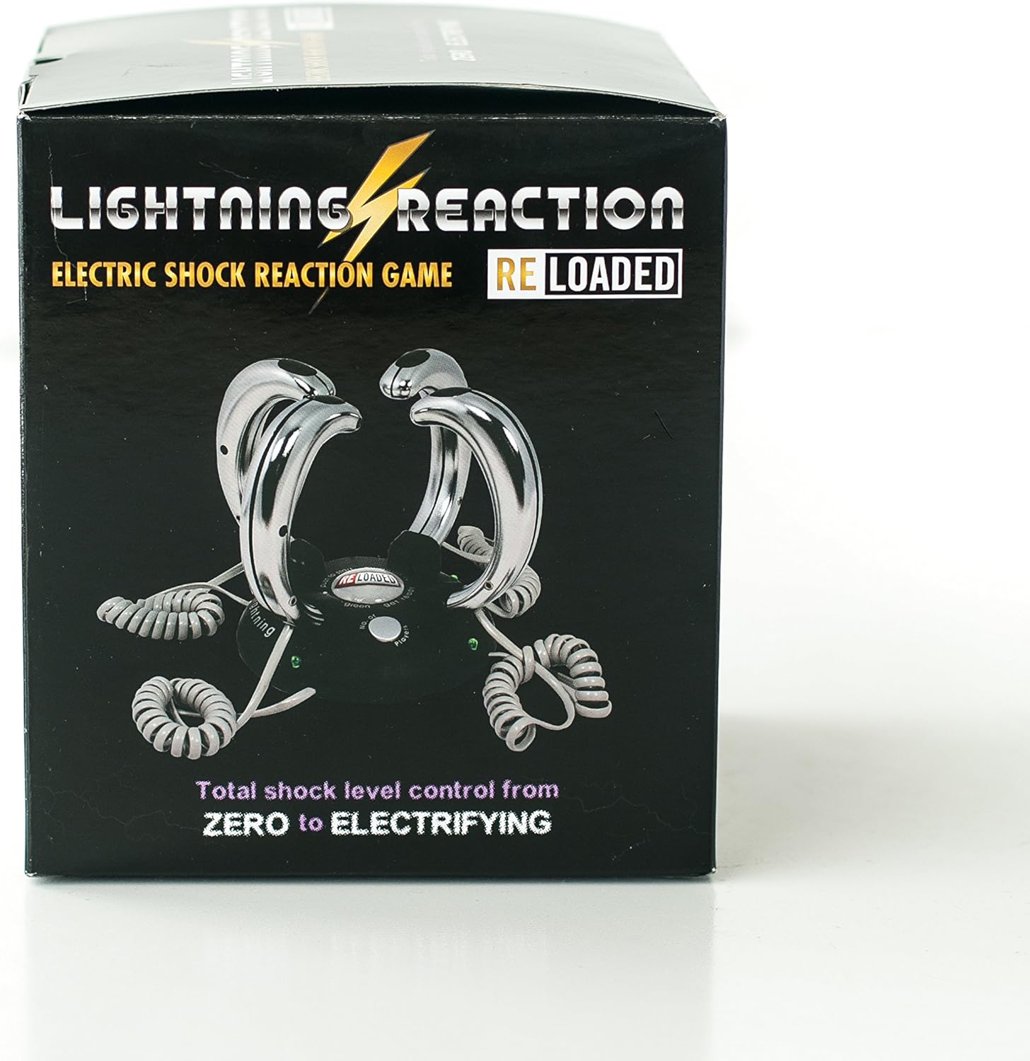 Lightning Reaction Reloaded Shocking Party Game – Electric Shock Challenge for Adults and Teens – Fun Party Games for Family and Groups – Unique Gift for Game Night