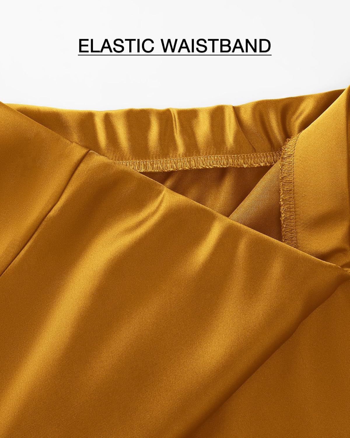 BTFBM 2026 Womens Spring Summer Long Satin Skirt Silk Elegant High Waist Cocktail Party Wedding Flowy A-Line Midi Skirts - Image 7