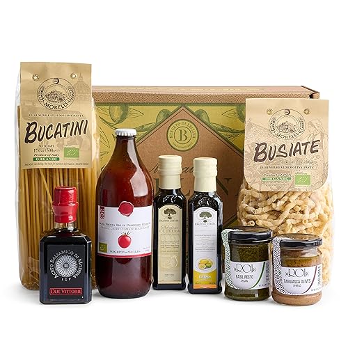 Bellina - Cesta de regalo italiana gourmet, totalmente natural, la mejor experiencia italiana, hecha en Italia, artículos gourmet italianos
