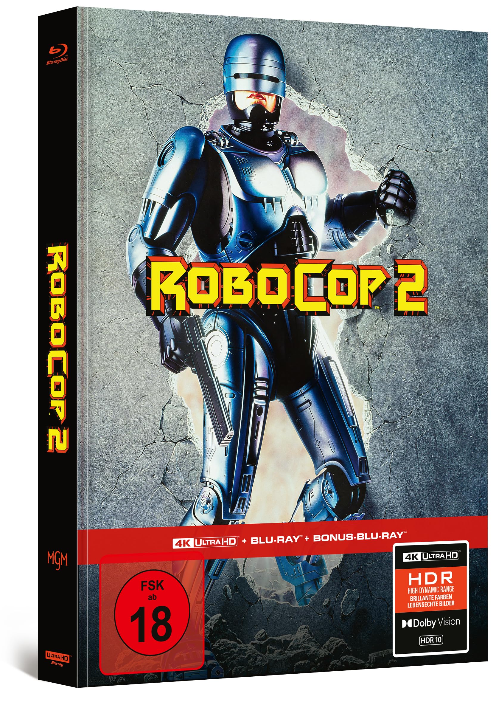 RoboCop 2   (4K UHD Mediabook) (4K UHD | Blu-ray)