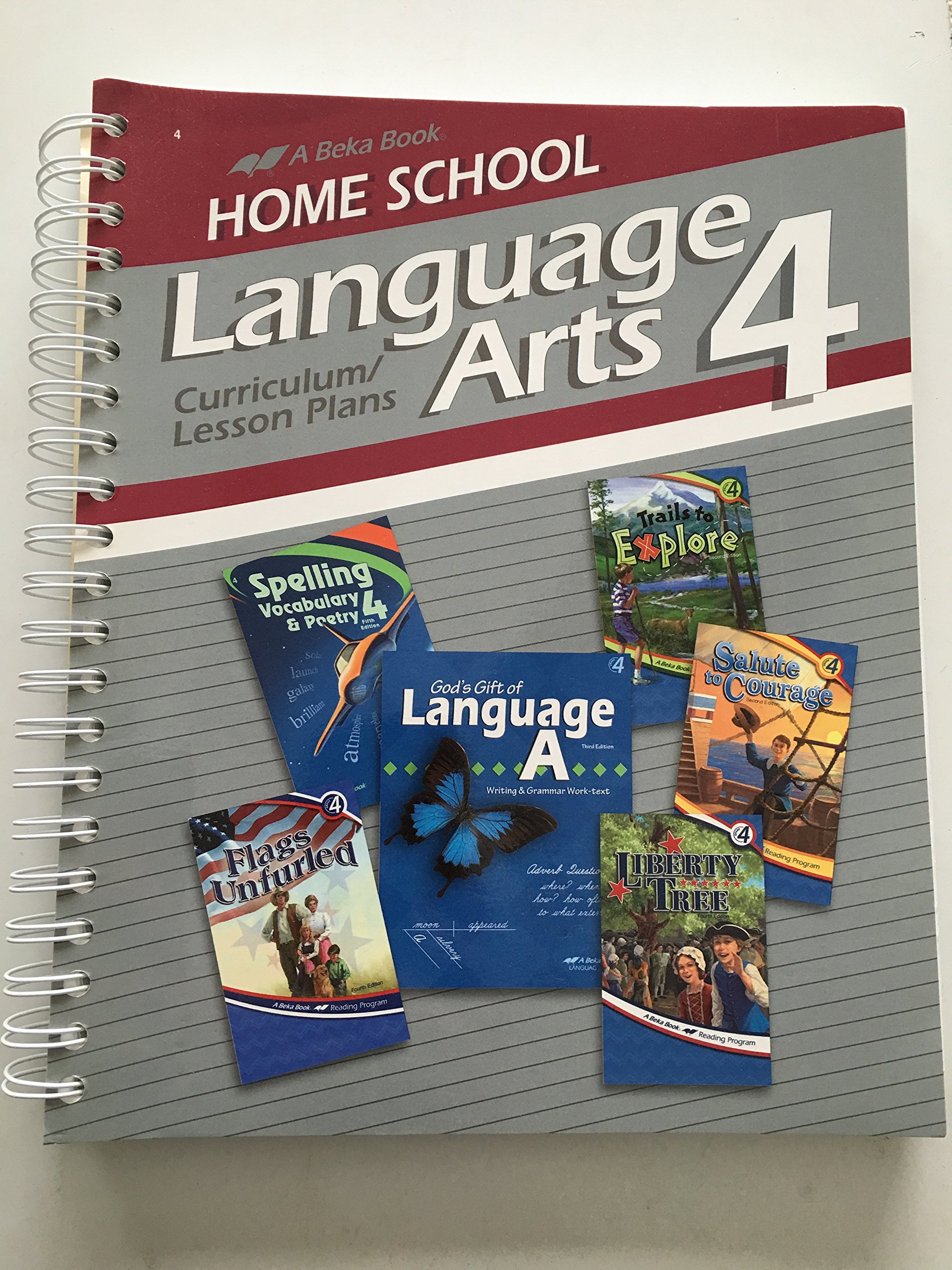 A beka Homeschool Language Arts 4 Curriculum/Lesson Plans 143596