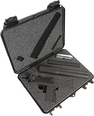 Case Club Case fits MAC-11 in Pre-Cut Waterproof Hard Shell with Silica Gel to Help Prevent Gun Rust
