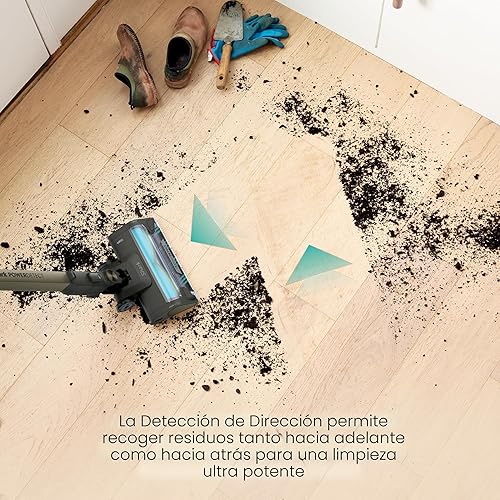 Miniatura 6 de Shark PowerDetect Pet Plus Clean & Empty - Aspiradora inalámbrica y sistema de vacío automático, potente succión, filtración HEPA, alfombra y suelo