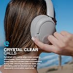 JLab JBuds Lux ANC, Over Ear Headphones, Active Noise Cancelling, Bluetooth, Cloud White