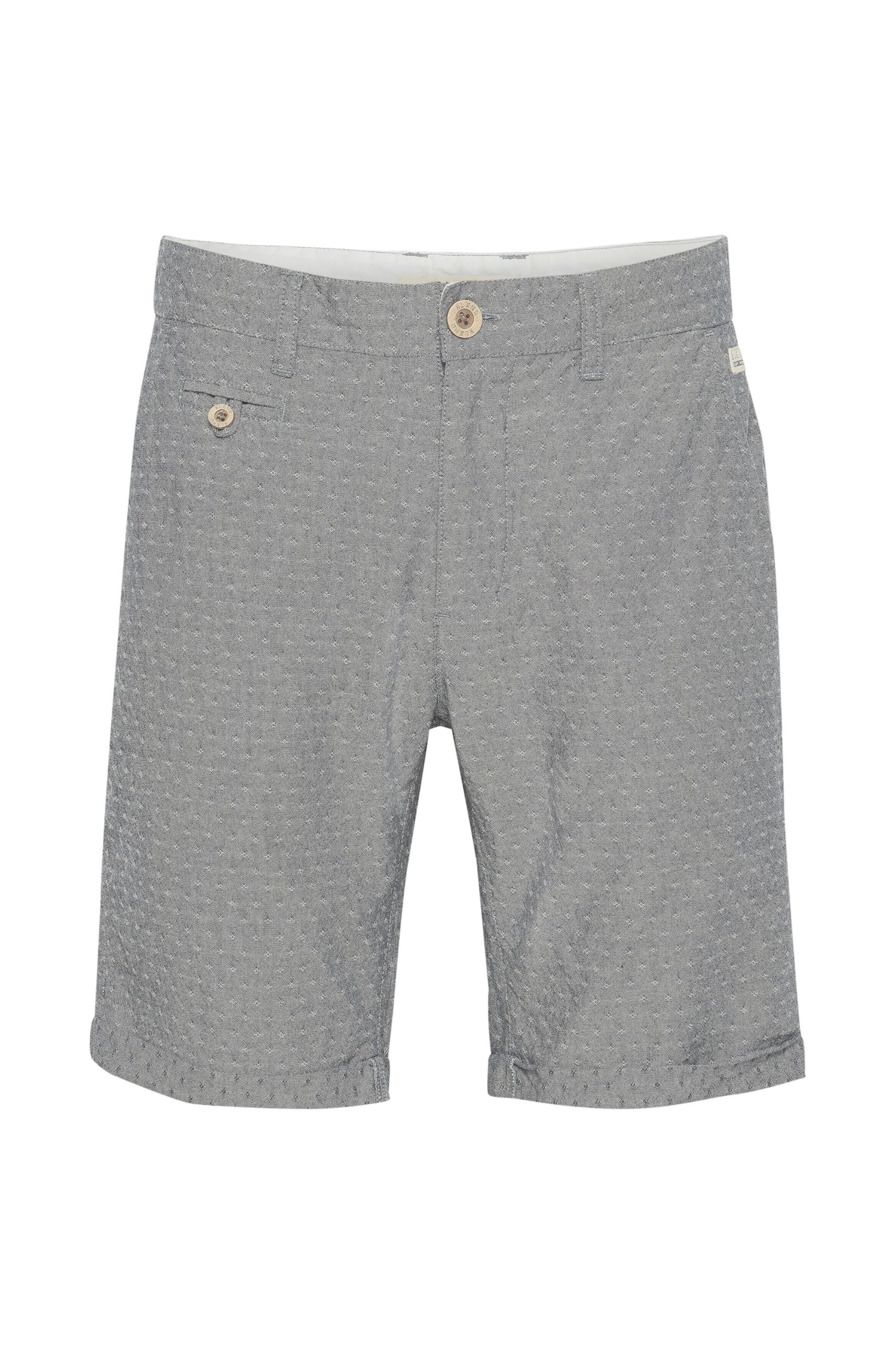 Blend BHSergio Herren Chino Shorts Bermuda Kurze Hose mit Rauten-Muster Eingrifftaschen 100% Baumwolle Regular fit