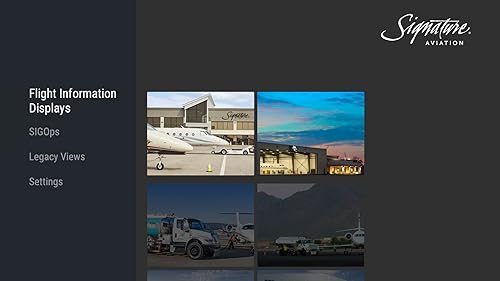 Signature Aviation FlightboardTV