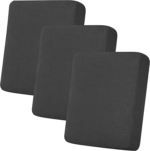 Vista 254 de Easy-Going Fundas Elásticas de 3 Piezas para Cojines de Sofá para Sofá Seccional Izquierdo/Derecho en Forma de L Chaise Lounge Funda de Asiento