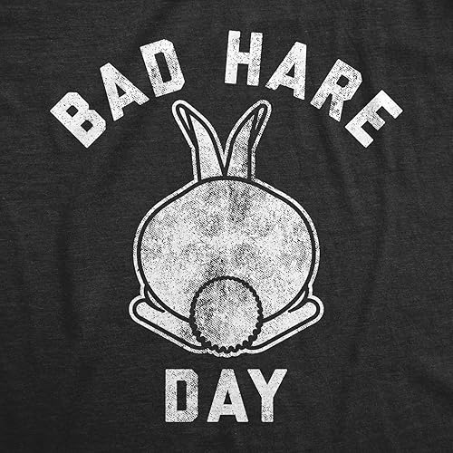 Miniatura 2 de Womens Bad Hare Day Tshirt Funny Easter Bunny Butt Sarcastic Graphic Novelty Tee