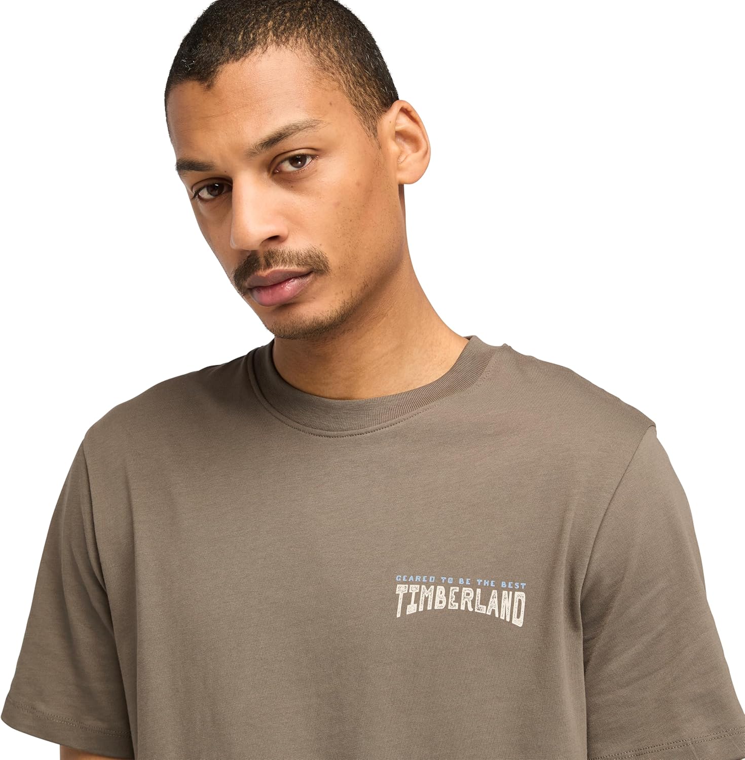 Timberland Mens Work Inspired Back Graphic Short Sleeve T-Shirt - Image 4