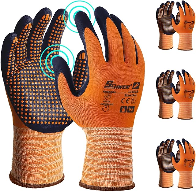 Schwer Lite MN5619 Micro Foam Nitrile Coated Work Gloves