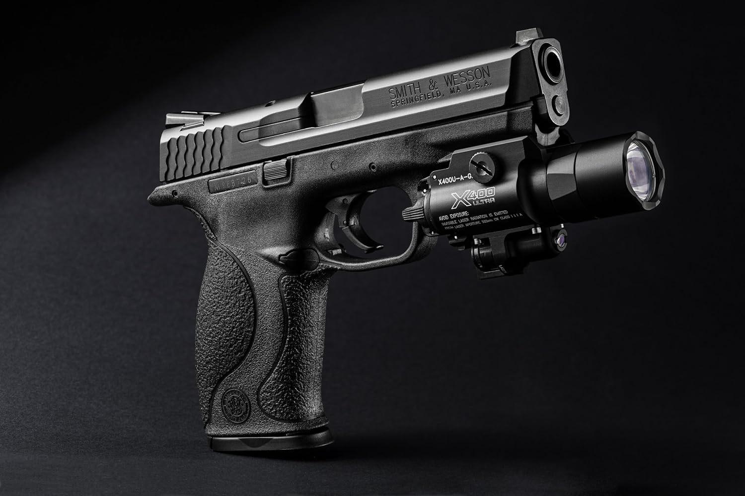 SureFire X400 Ultra LED Handgun or Long Gun WeaponLight with Red Laser Sight