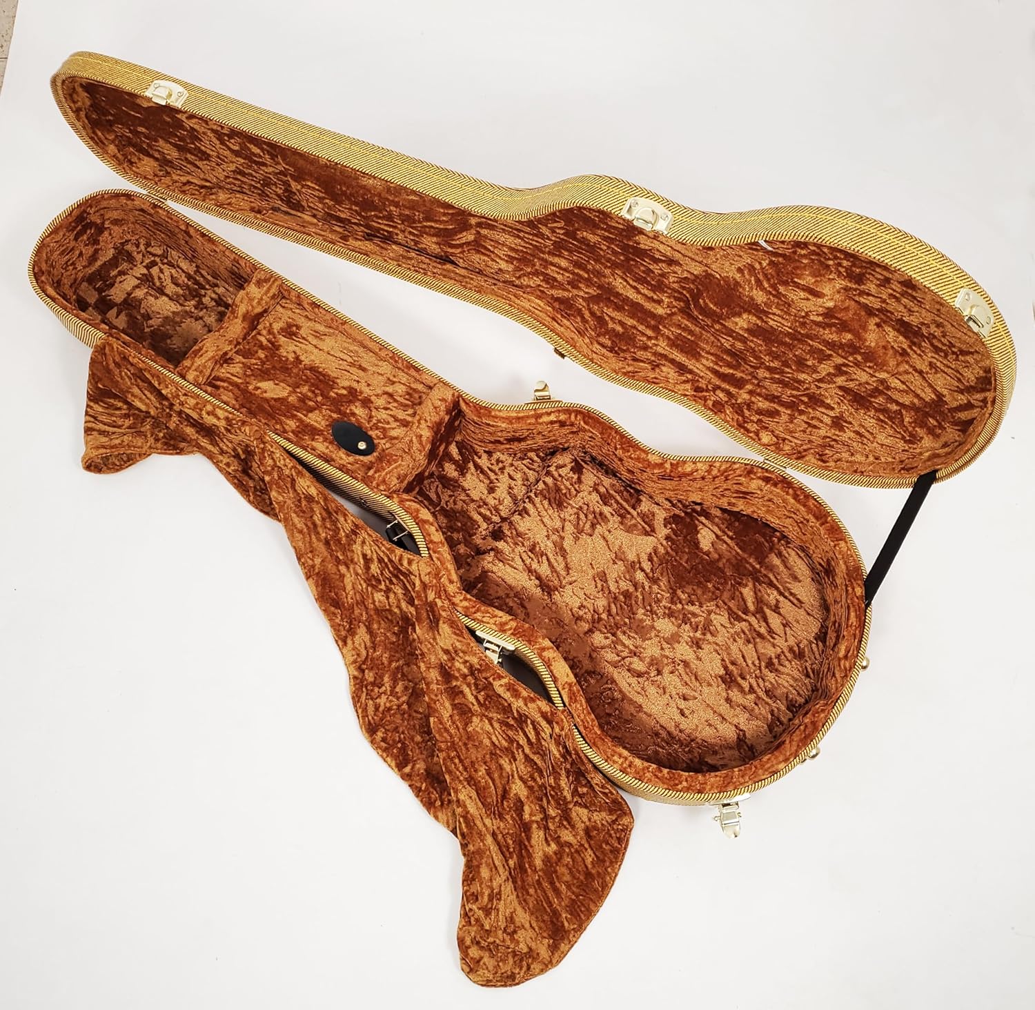 SX Douglas/Sprite EGC-450 ST Brown/Gold Electric Guitar Case